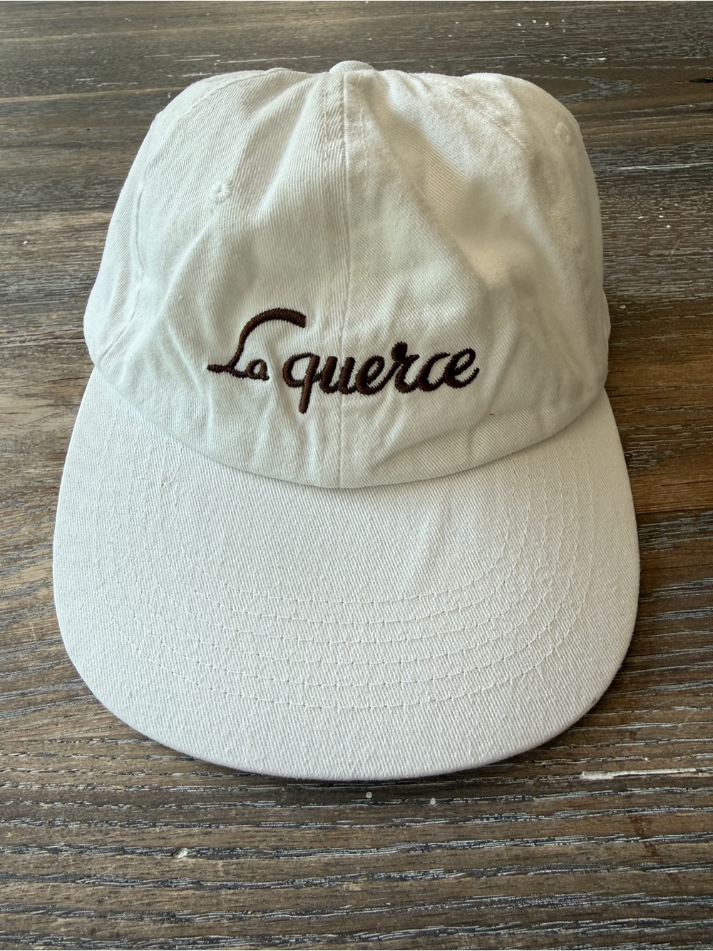 NWOT La Querce Embroidered Baseball Cap from Collegio alla Querce in Florence